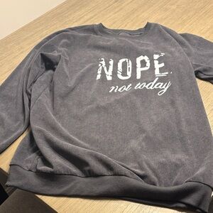 Gray Graphic women’s sweatshirt